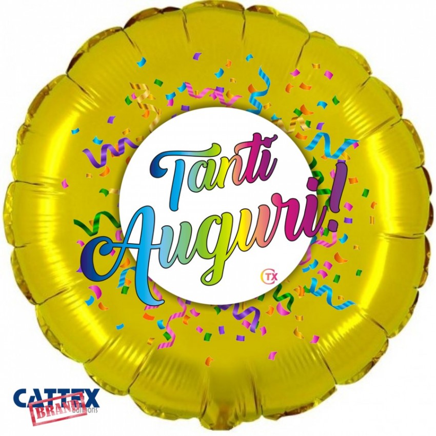 Palloncini Decorati CTX+ - Tanti Auguri! (18”)